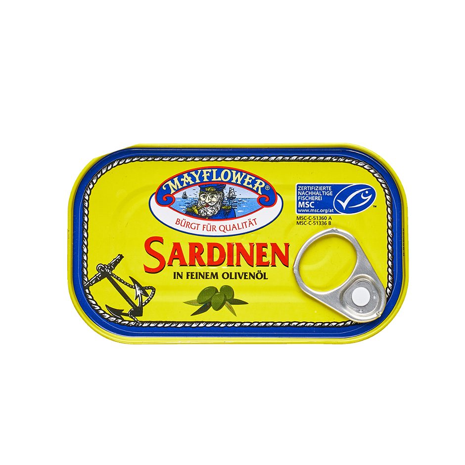 Mayflower MSC Sardinen in Olivenöl 120 G