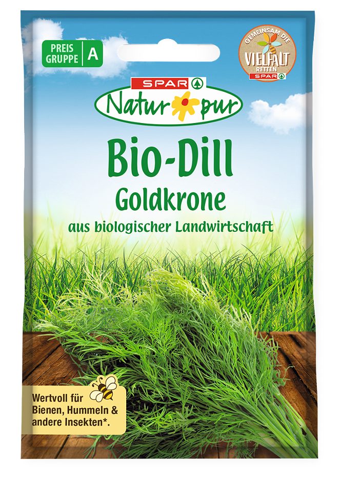 SPAR Natur*pur Saatgut Bio-Dill – Goldkrone