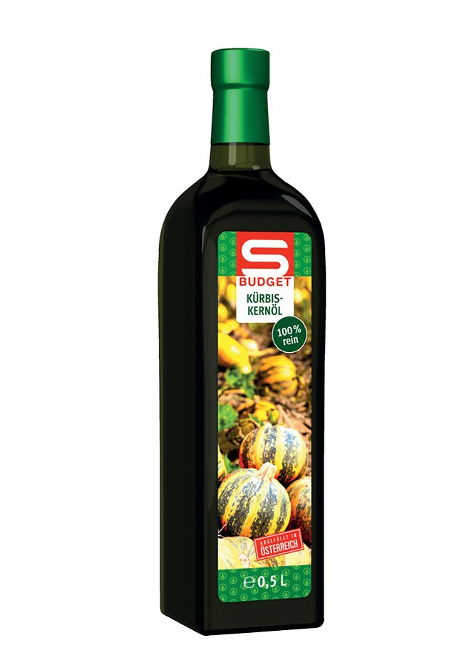 S-BUDGET Kürbiskernöl 0,5 L