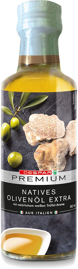 DESPAR PREMIUM Natives Olivenöl extra natürl. weißer Trüffel-Aroma 90 ML