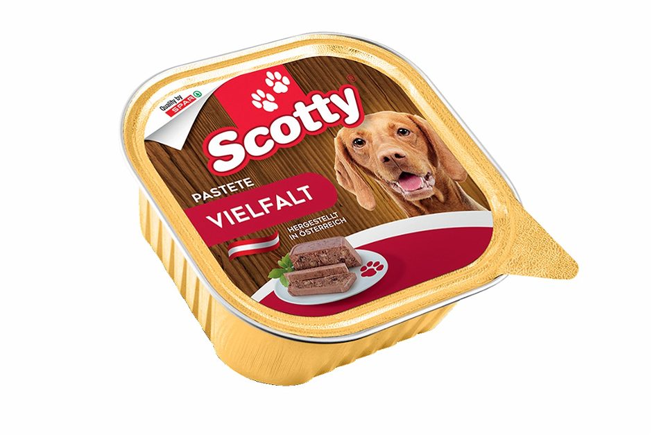 Scotty Hundenahrung Pastete Vielfalt 300 G