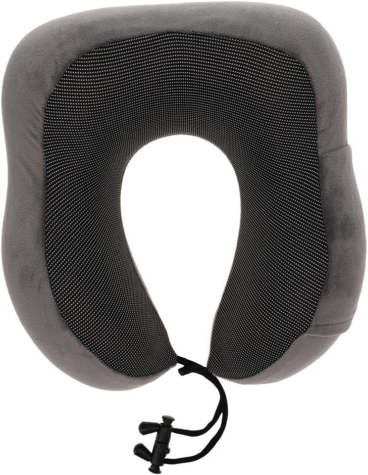 NEW YORK Nackenkissen Memoryfoam Dunkelgrau