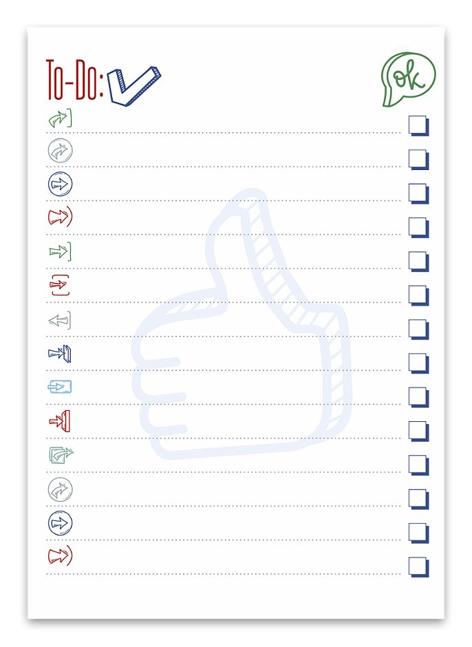 Ursus To Do Liste A5, 52 Blatt