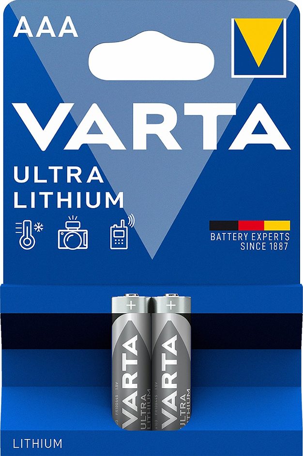 Varta Ultra Batterien Lithium AAA 2 STK