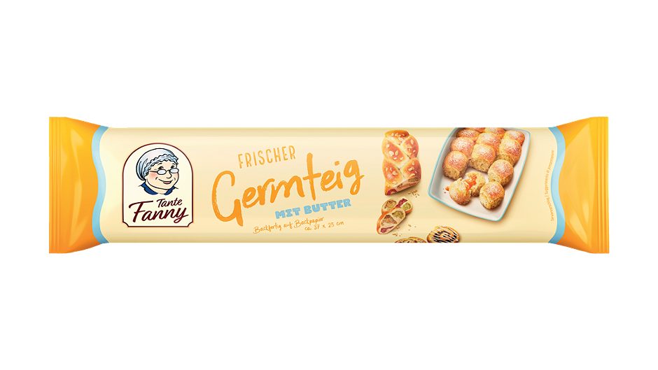 Tante Fanny Frischer Germteig mit Butter 500 G