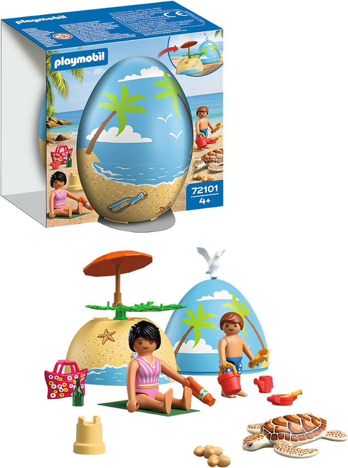 Playmobil Spiel-Ei: Strandurlaub 72101