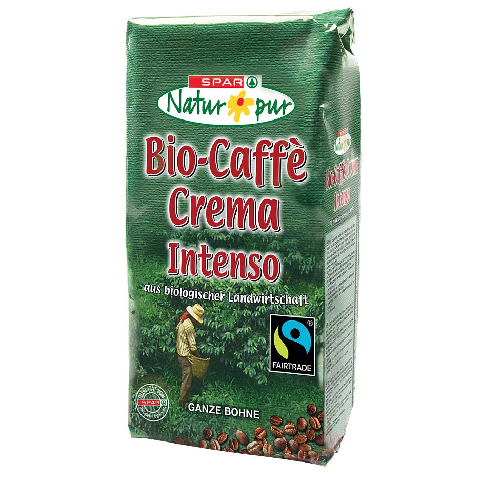 SPAR Natur*pur Bio-Caffè Crema Intenso 1 KG