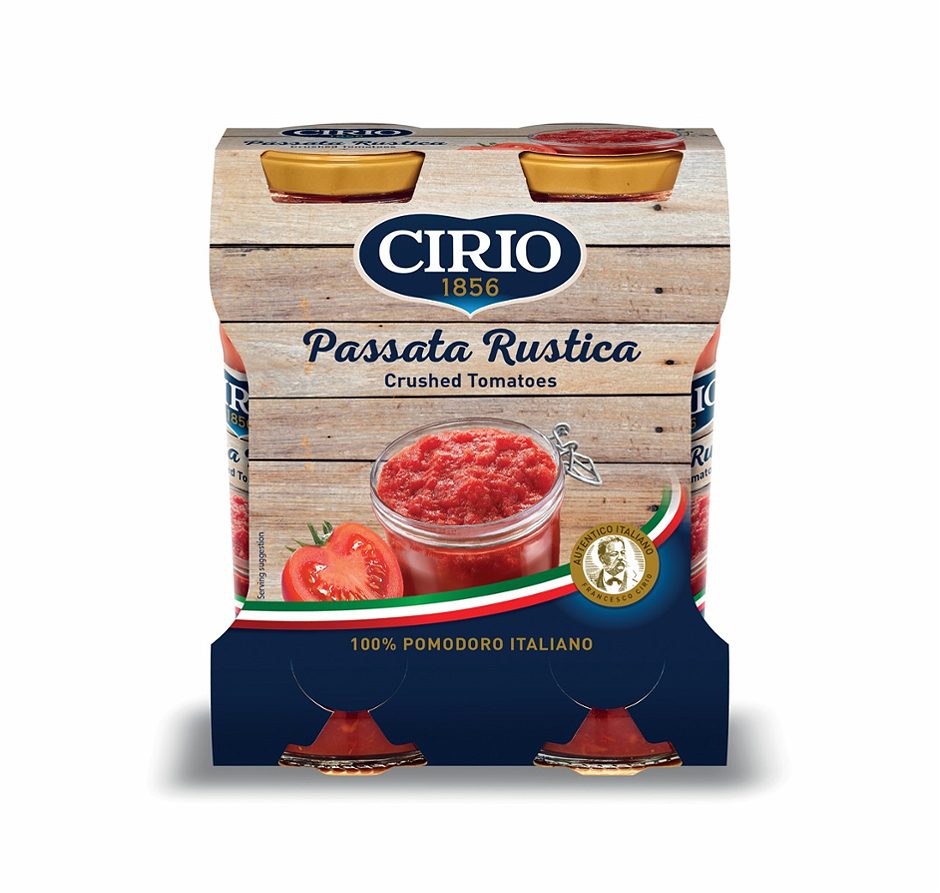 Cirio Passata Rustica Crushed Tomatoes 2 x 350g 700 G