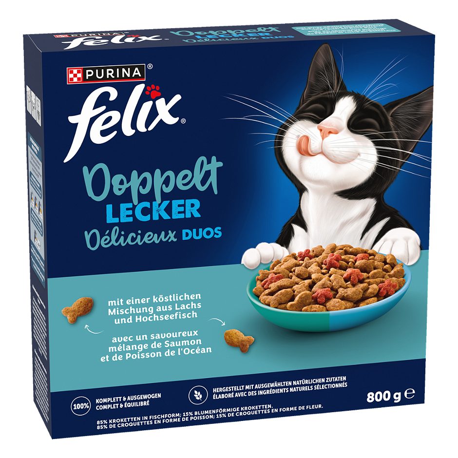 Felix Katzentrockennahrung Doppelt Lecker Geflügel 800 G