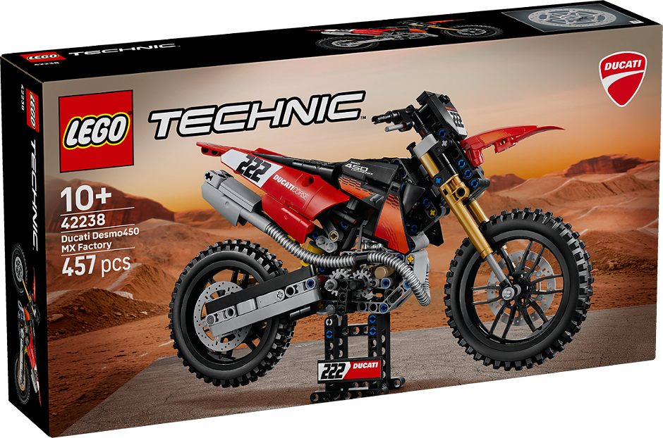 LEGO Technic Ducati Desmo450 MX Factory Mot 42238