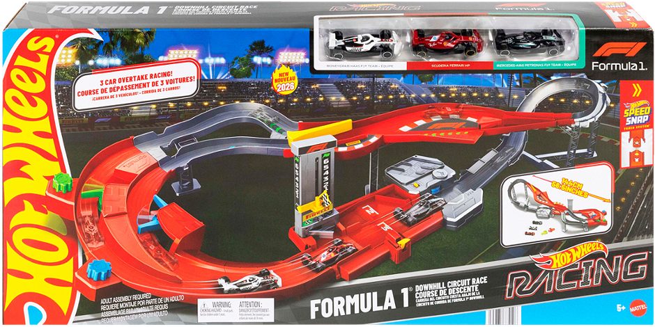 HotWheels Formel 1 Downhill Rennstrecke