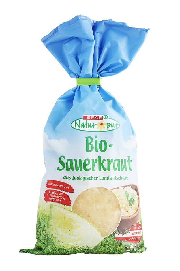 SPAR Natur*pur Bio-Sauerkraut 500 G
