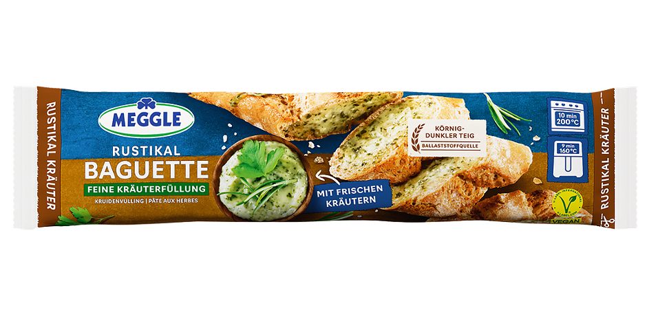 Meggle Rustikal Baguette Vegan 160 G