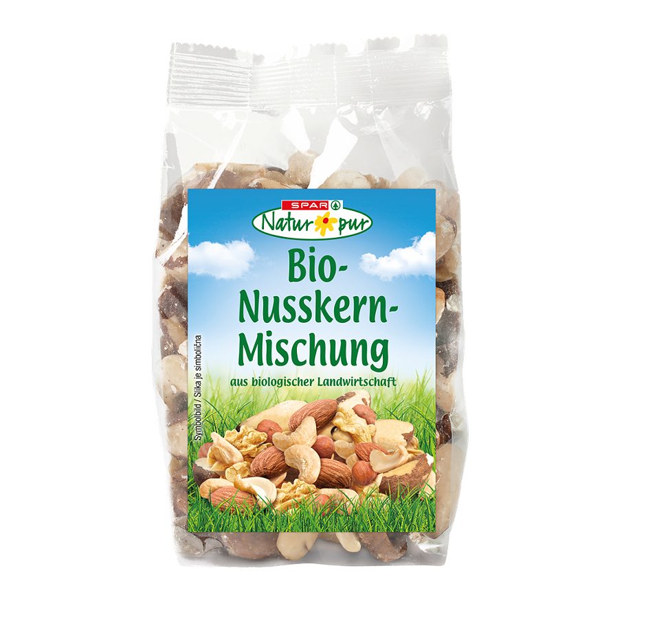 SPAR Natur*pur Bio-Nusskern-Mischung 200 G