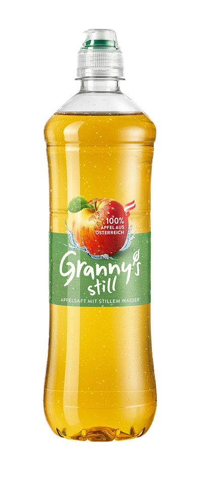 Granny's Sport Apfelsaft Apfelsaft und stilles Wasser 0,75 L EINWEG mit Pfand