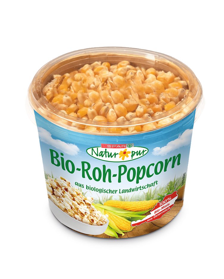 SPAR Natur*pur Bio-Roh-Popcorn 250 G