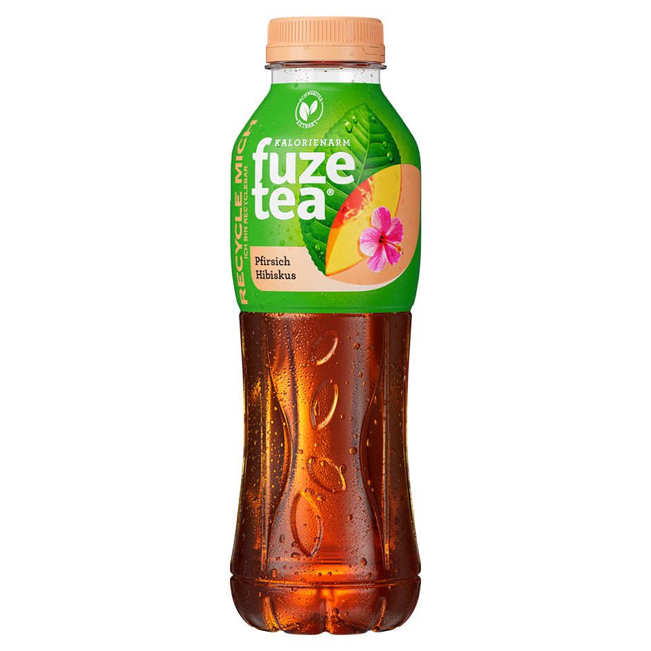 fuzetea Eistee Pfirsich & Hibiskus 0,5 L EINWEG mit Pfand