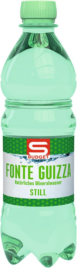 S-BUDGET Fonte Guizza Natürliches Mineralwasser still 0,5 L EINWEG mit Pfand