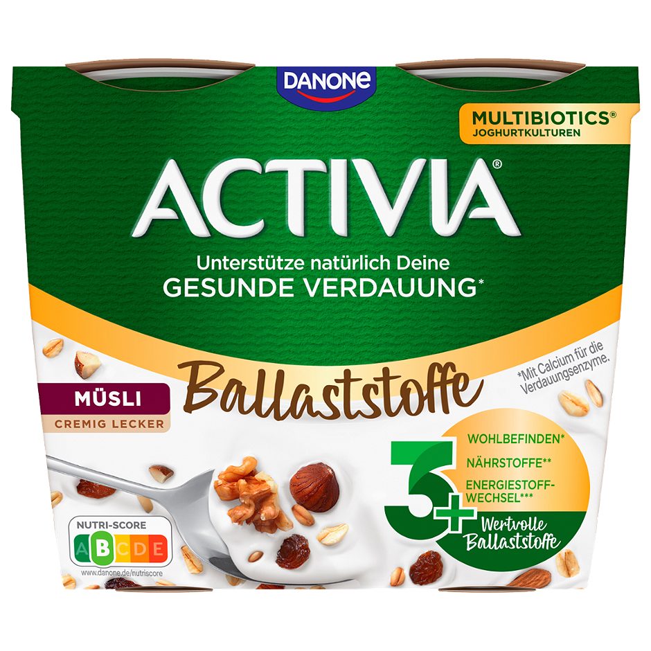 Danone Activia Joghurt Müsli Müsli 4x115g 460 G