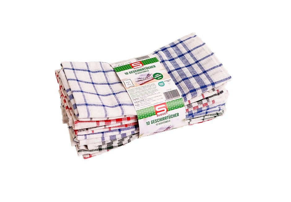 S-BUDGET Geschirrtücher 10er Pack 50x70 cm