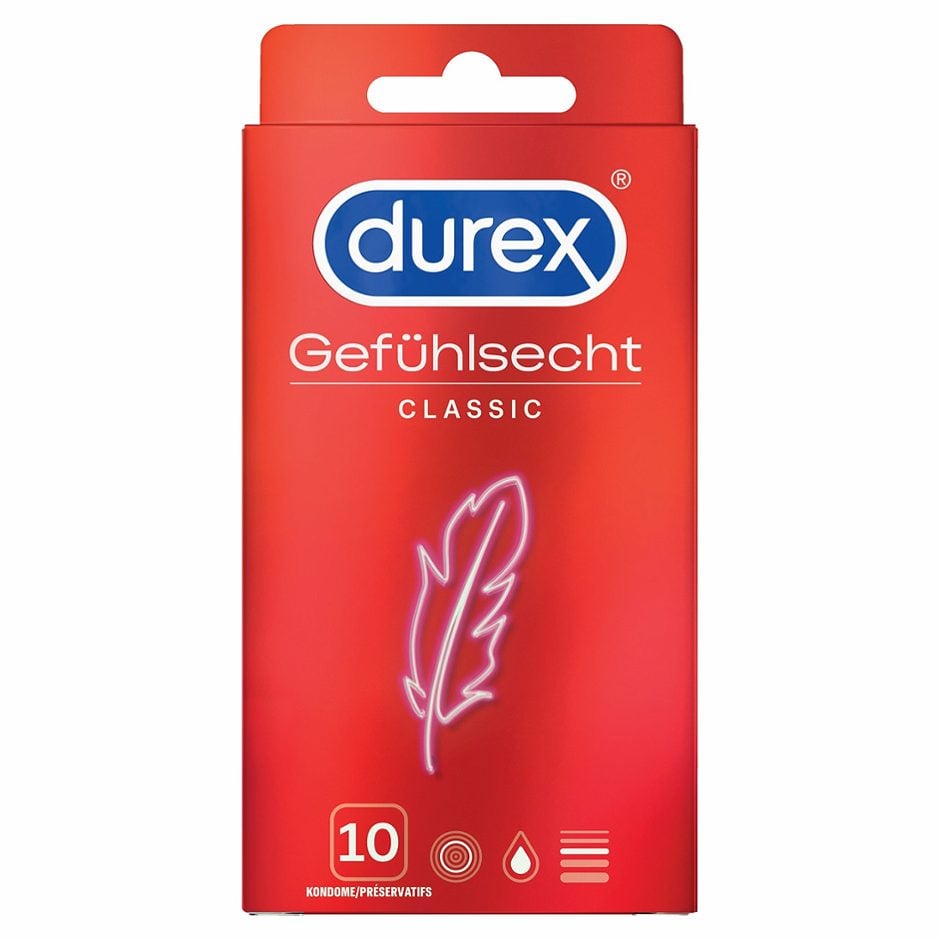 Durex Kondome Gefühlsecht Classic 10 Stück