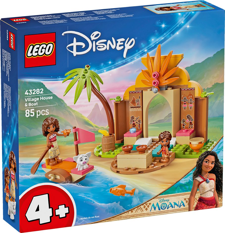 LEGO Disney Vianas Hütte und Boot 43282