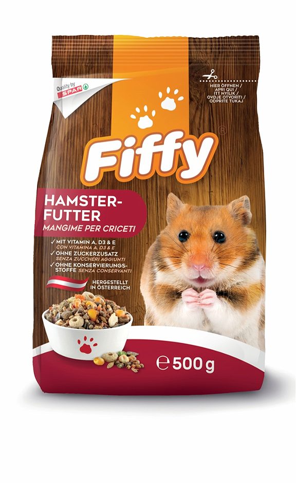 Fiffy Hamsterfutter mit Eiweiß und Vitaminen 500 G