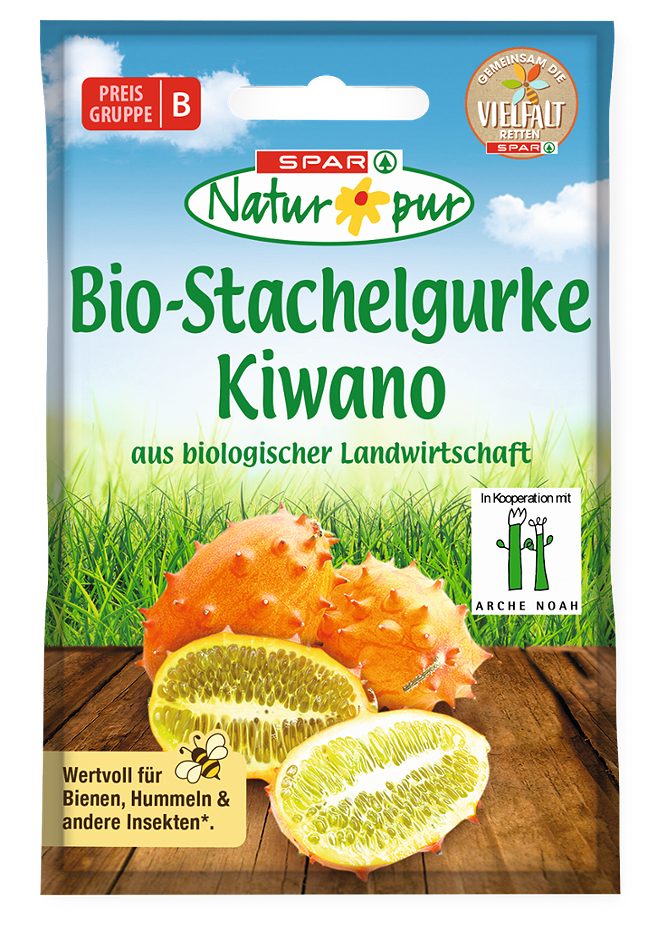 SPAR Natur*pur Saatgut Bio-Stachelgurke Kiwano