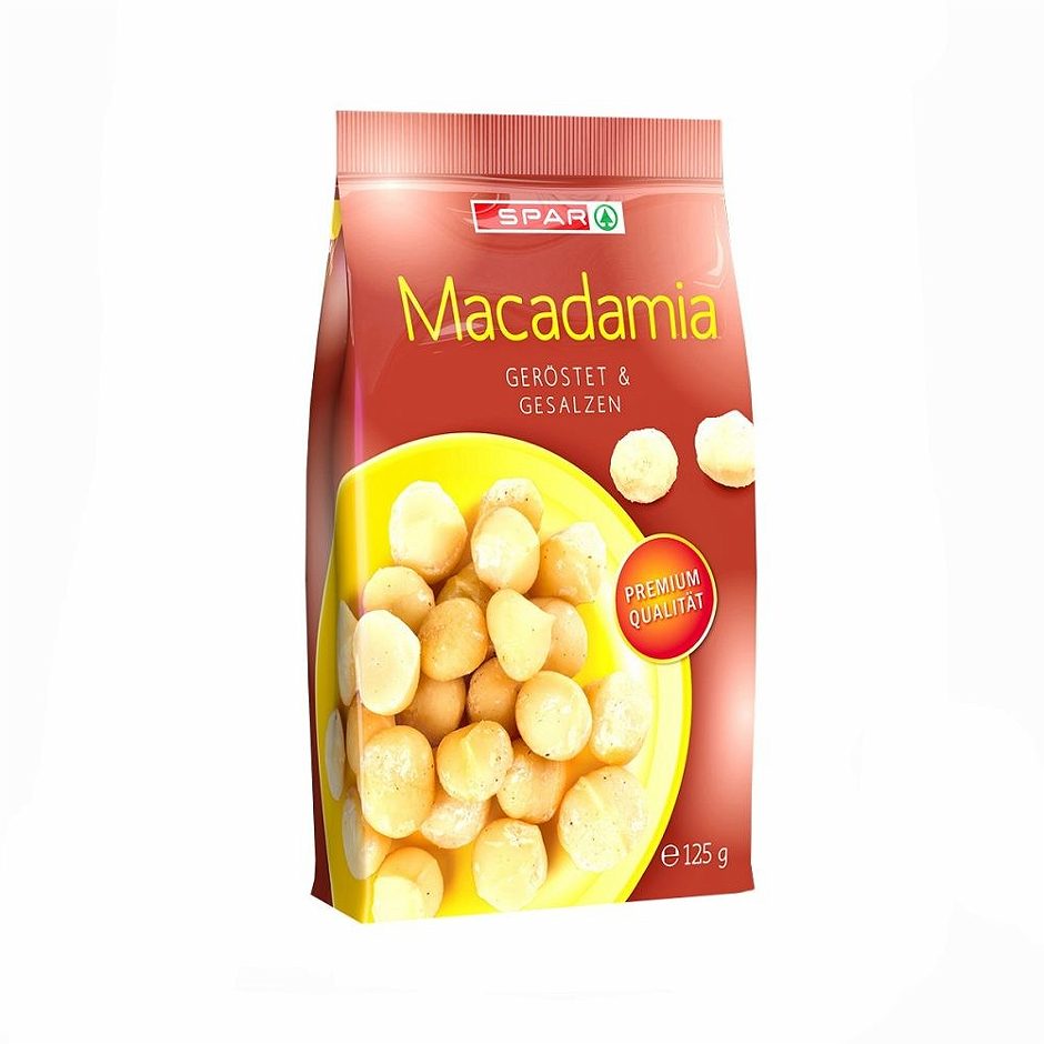 SPAR Macadamia geröstet & gesalzen 125 G