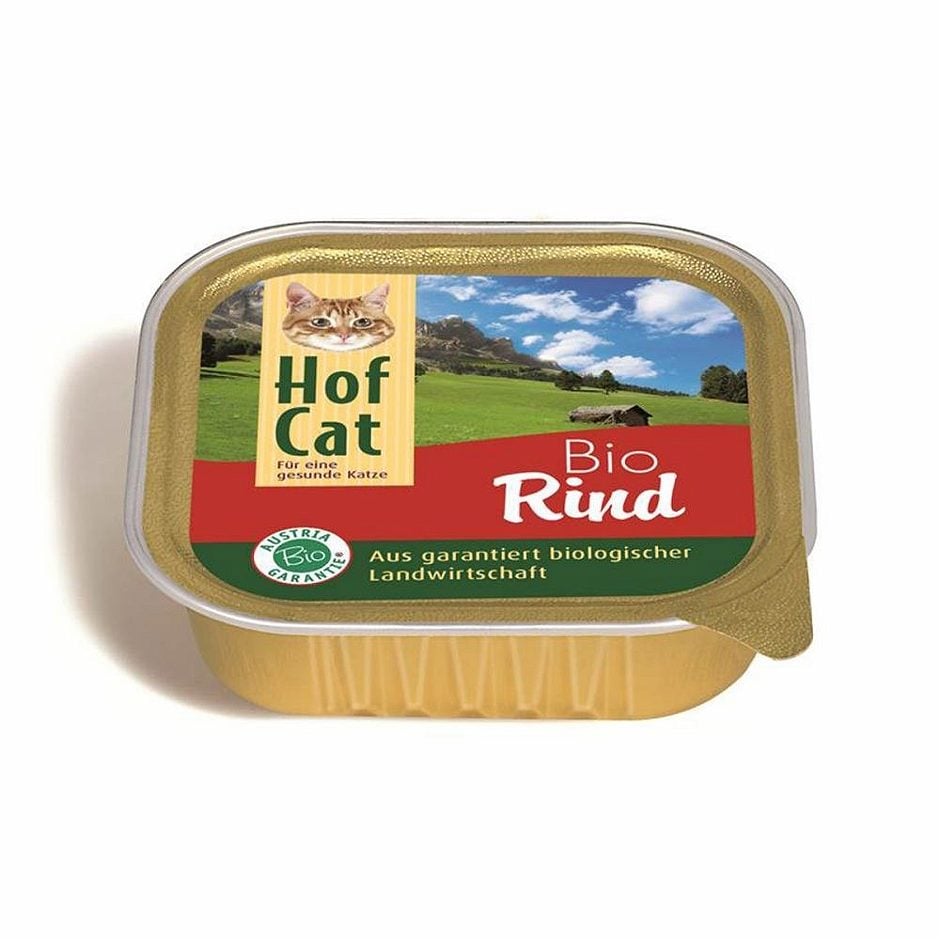 Hof Cat Bio Katzennahrung Rind 100 G