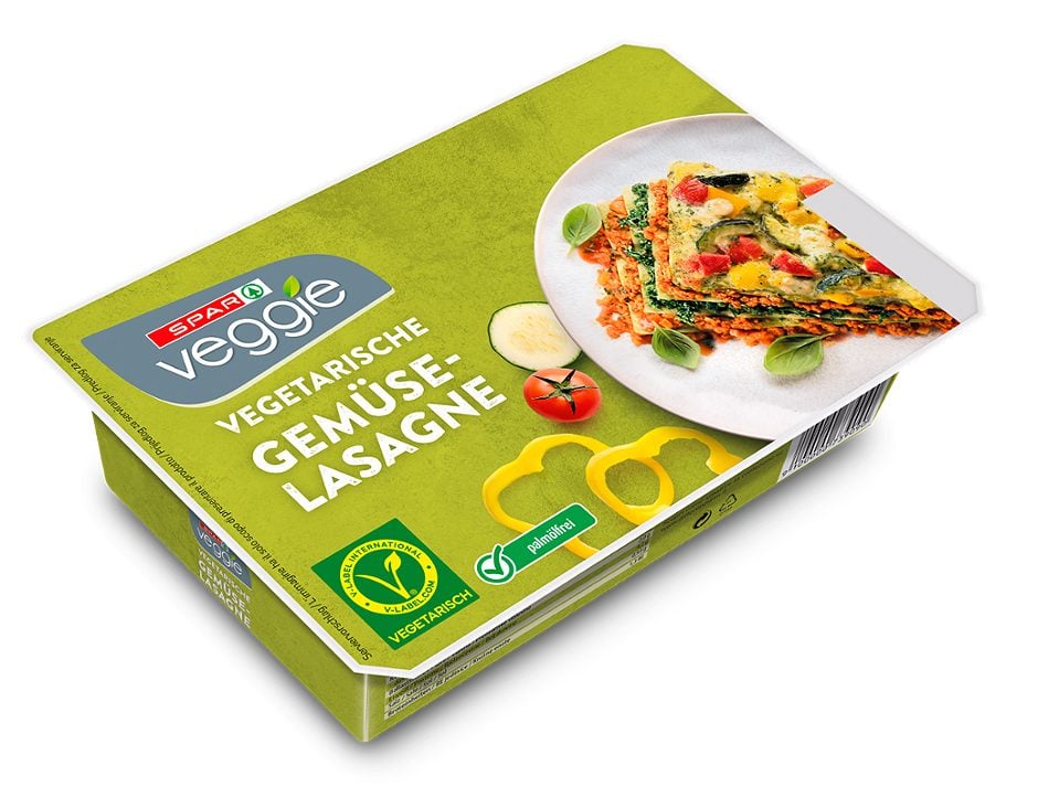 SPAR Veggie vegetarische Gemüse-Lasagne 400 G