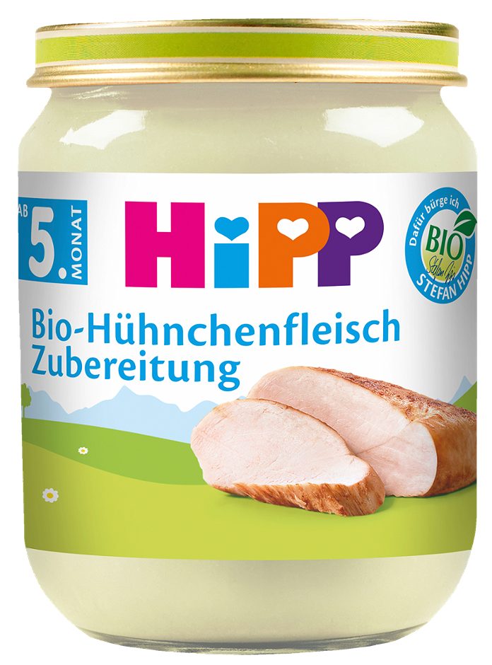 Hipp Bio Fleisch-Zubereitung Hühnchen 125 G
