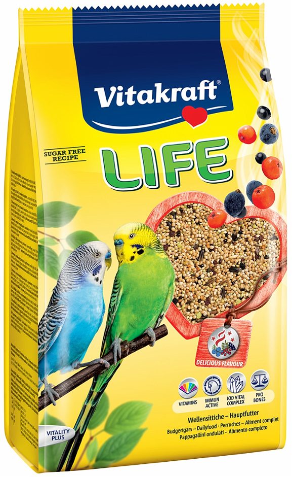 Vitakraft Life Hauptfutter für Sittiche 800 G