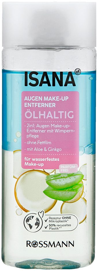 Isana Augen Make-up Entferner Ölhaltig 100ml