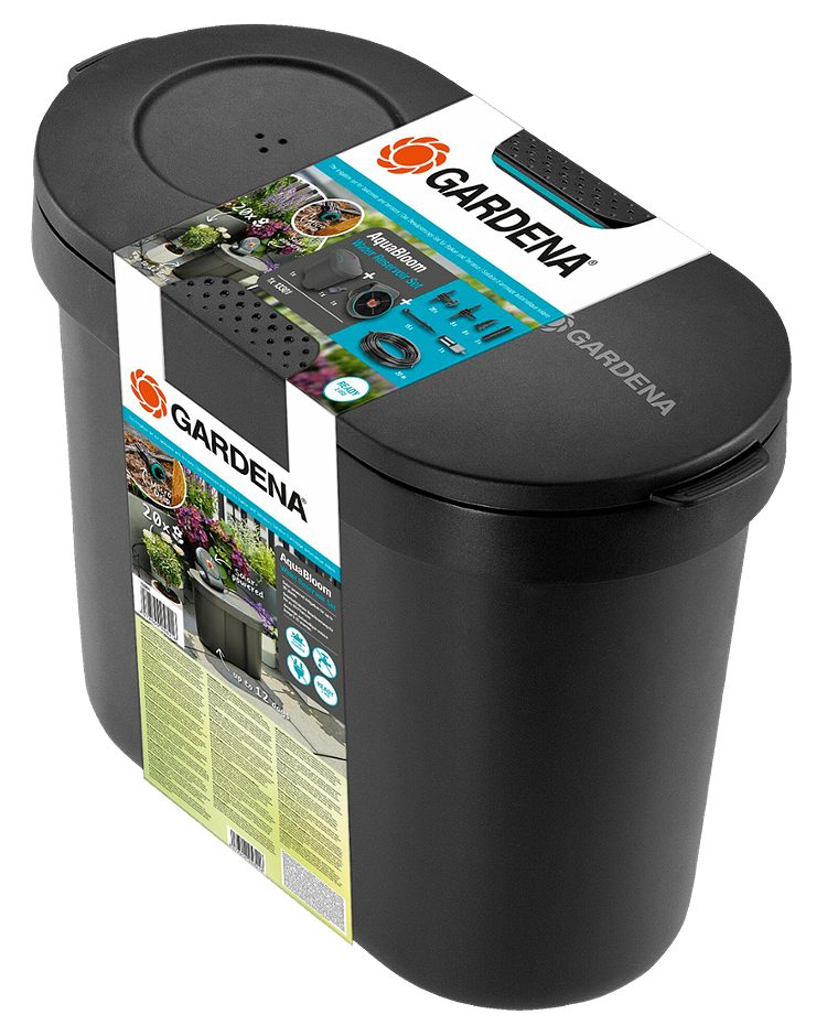 Gardena Solar-Bewässerungsset Aqua Bloom inkl. Wasserbehälter
