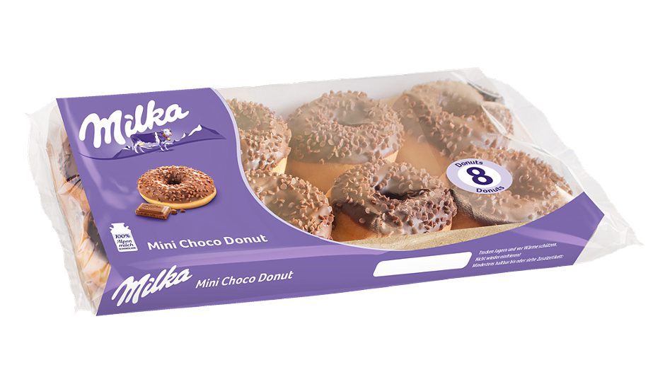 Milka Donuts Schoko 8 Stück 150 G
