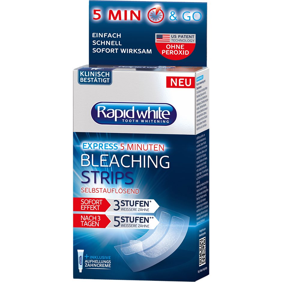 Rapid white Bleaching Strips Express 5 Minuten 1 STK