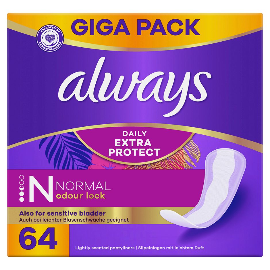 Always dailies Slipeinlagen Daily Protect Normal 64 Stück
