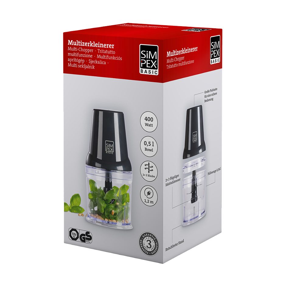SIMPEX BASIC Multizerkleinerer 400 Watt