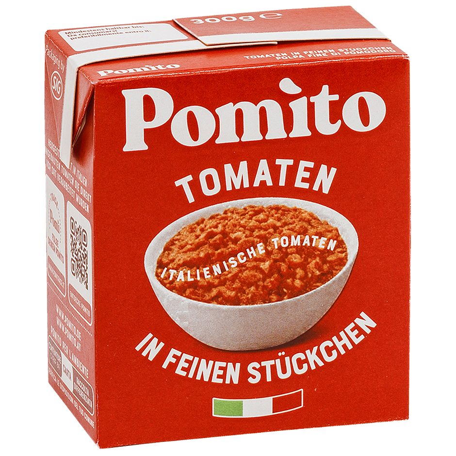 Pomito Tomatenfruchtfleisch feine Stückchen 300 G