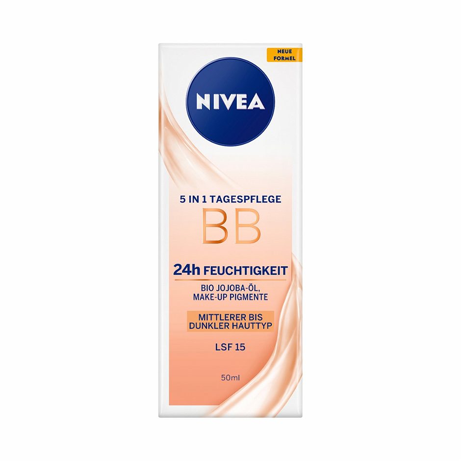 Nivea BB Cream 5in1 Tagespflege mittlerer bis dunkler Hauttyp 50ml