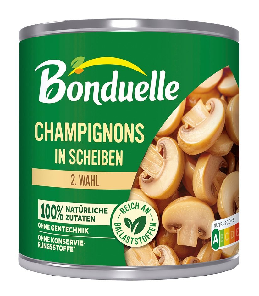 Bonduelle Champignons Scheiben II. Wahl 390 G