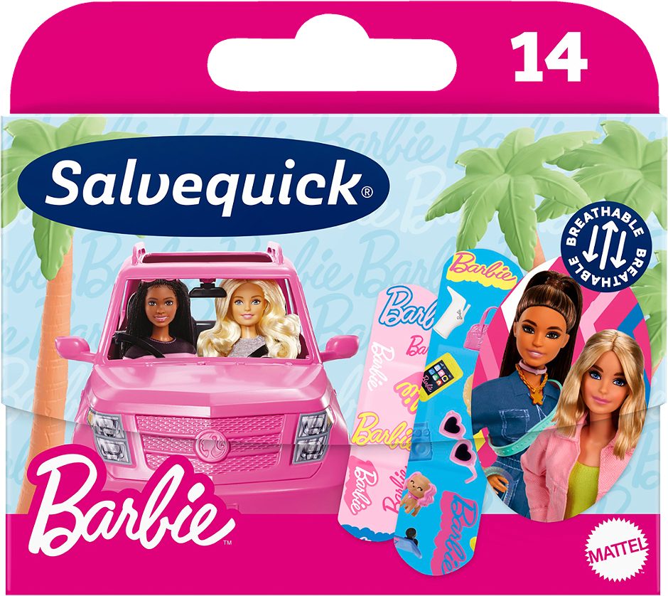 Salvequick Pflaster Barbie 14 Stück
