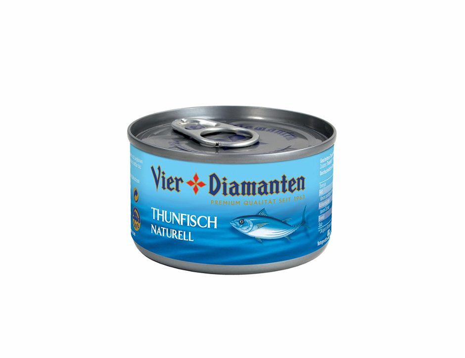 4 Diamanten Thunfisch naturell 95 G