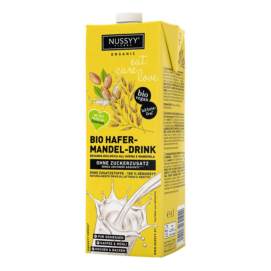 Nussyy Bio Hafer-Mandel-Drink 1 L