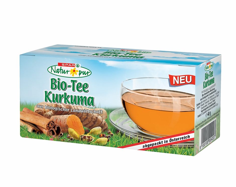SPAR Natur*pur Bio-Tee Kurkuma 20 Teebeutel