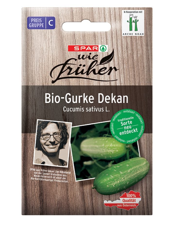 SPAR wie früher Saatgut Bio-Gurke Dekan