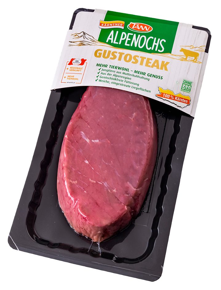 TANN Gustosteak vom Alpenochs 1 KG