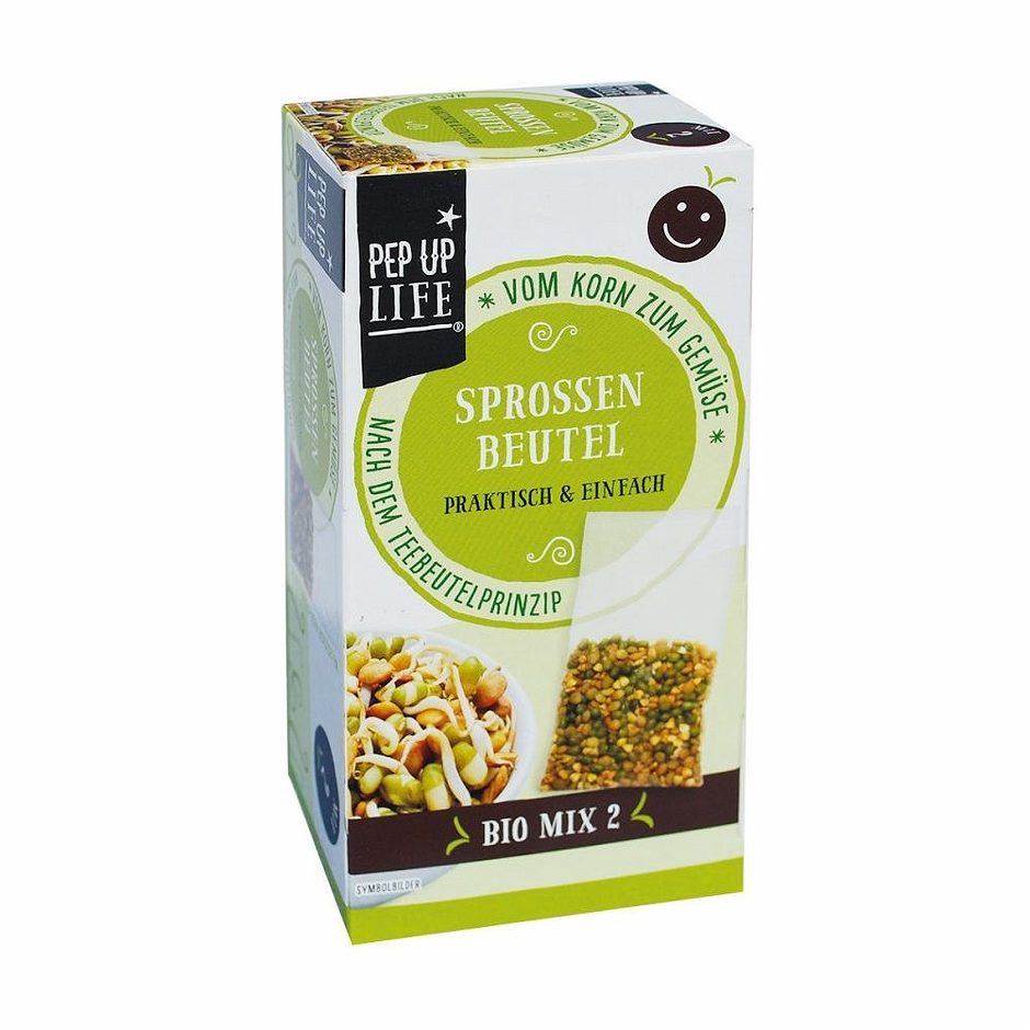 Pep Up Life Sprossenbeutel Bio Mix 2 Der Harmonische 80 G