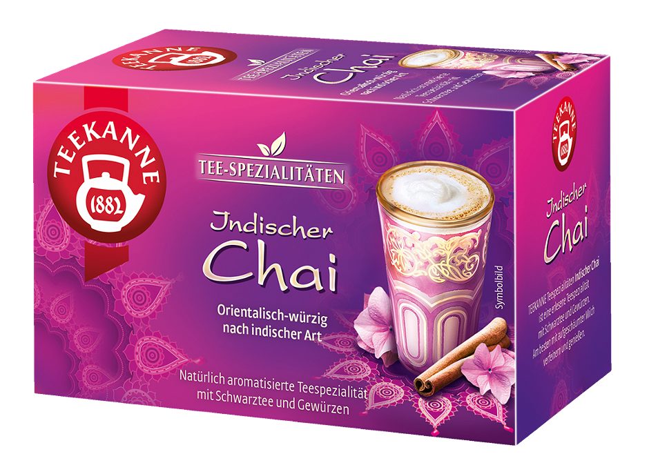 Teekanne Gewürz-Schwarztee Indischer Chai 20 Teebeutel